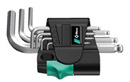 WERA 950 PKS/7 SM N Winkelschl�sselsatz, metrisch, gestellverchromt, 7-teilig