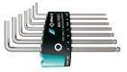 WERA 950 PKL/7 SM Magnet Innensechskant Winkelschl�sselsatz, 7-teilig