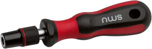 NWS 015M-35 Magnet-Bithalter mit Ringmagnet für Einhandbetätigung, 35 