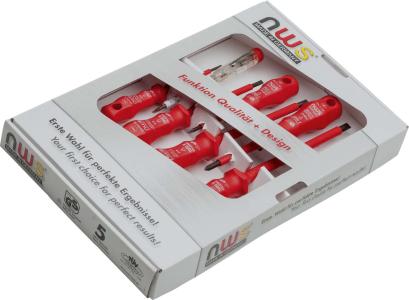 NWS 086-7 VDE-Schraubendreher-Satz, 7 