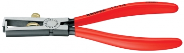 KNIPEX 11 01 160 Alicate pelacables Con muelle de apertura universal recubiertos de plástico negro atramentado 160 mm 