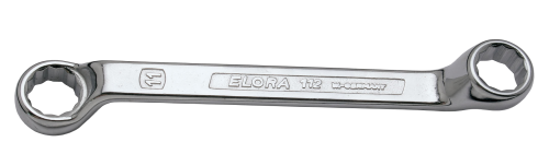 ELORA 112-12x13 Double-Ended Ring Spanner, short 