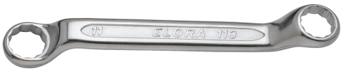 ELORA 113S 3BA Double-Ended Ring Spanner-Set, extra short, 3-pcs. 6-0BA 