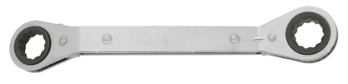 ELORA 115G-12x13 Ratchet Ring Spanner, bent 