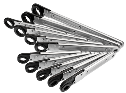 ELORA 117 S6 Ring-Ratschenschlüssel-Satz, aufklappbar, 6-teilig 10-17 mm 