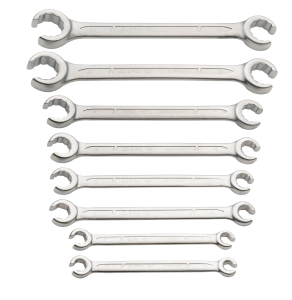 ELORA 121S 8M Open Ring Spanner Set, 8-pcs. 8-24 mm 