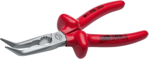 NWS 141-43-205 Flachrundzange, 45° abgewinkelt (Telefonzange), 205 