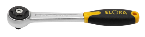 ELORA 1450-1UN Reversible Ratchet 1/4", fine tooth 