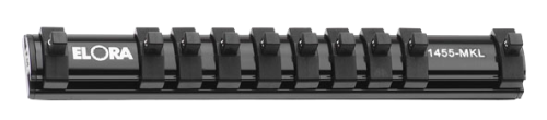 ELORA 1455-MKL Socket Rail 1/4", magnetic, empty, 1455-MKL 