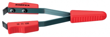 KNIPEX 15 11 120 Stripping Tweezers for coated wire  120 mm 