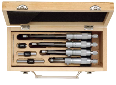 ELORA 1530S4 Präzisions-Mikrometer-Satz, 7-teilig 