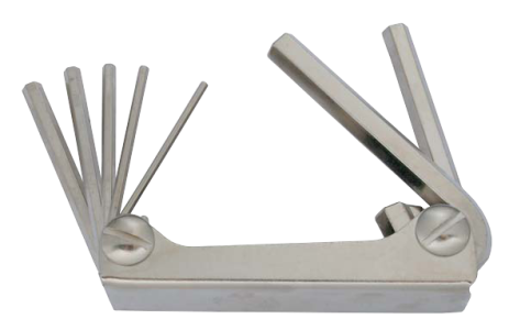 ELORA 159SK-1 Hexagon Key Set, 6-pcs. 2,5-8 mm, in metal pocket holder 