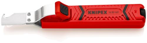 KNIPEX 16 20 165 SB Dismantling Tool with scalpel blade shock-resistant plastic body 165 mm 