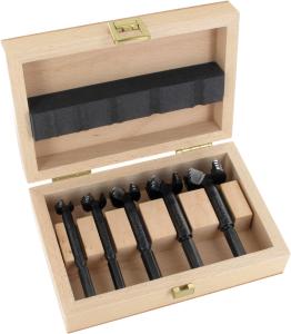 FAMAG 1622.505 Bormax® 2.0, Forstner Bit 5 pcs. Set in wooden case Ø 15, 20, 25, 30, 35 mm 