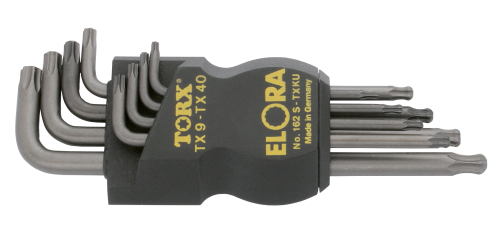 ELORA 162S-TXKU TORX® ball end key set, 8-pcs. 9-40mm 