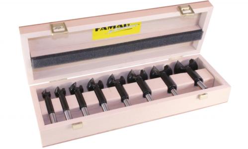 FAMAG 1663.508 Juego de 8 piezas en caja de madera Ø 15, 20, 25, 30, 35, 40, 45, 50mm 