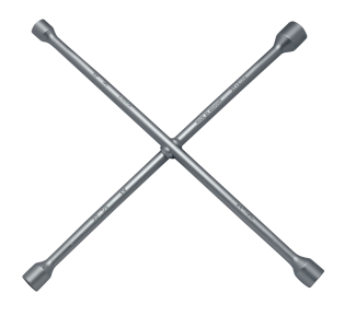ELORA 195CV-38 / 1.1/2 Four Way Wheel Nut Wrench 24x27x32x38 
