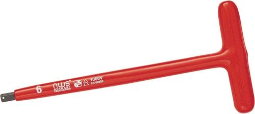 NWS 2019-5-160 Llave hexagonal mango en T con aislamien 