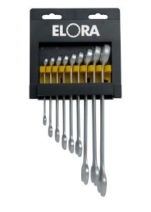 ELORA 203-KH 9 Ringmaulschlüssel-Satz, 9-teilig 8-22 mm 