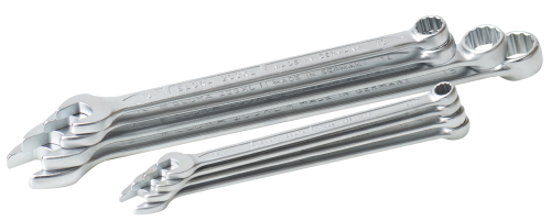 ELORA 203S 8MXL Combination Spanner Set, 8-pcs. 8-19 mm, extra long DIN 3113, Form A 