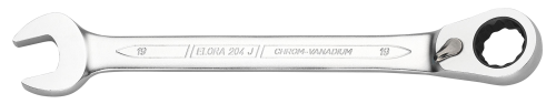 ELORA 204-J 14 Maulschlüssel mit Hebel-Ringratsche, umschaltbar 