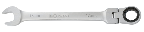 ELORA 204-R 13 Maulschlüssel mit Gelenk-Ringratsche 