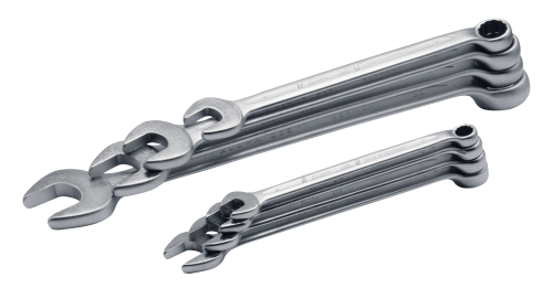 ELORA 205S 8M Ringmaulschlüssel-Satz DIN 3113, Form B, 8-teilig 8-22 mm 