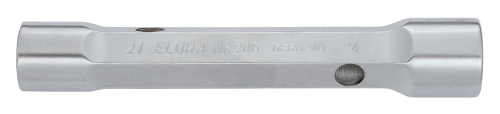 ELORA 206-6x7 Hexagon Tubular Box Spanner, solid 