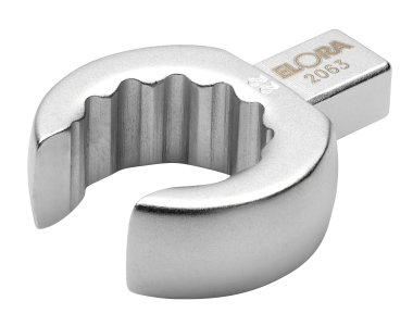 ELORA 2063-17 Open Ring Spanner Insert Tool, 9x12 mm 