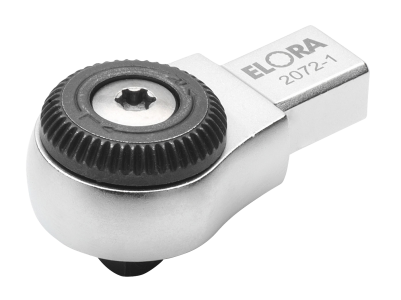 ELORA 2072-3 Ratchet Insert Tool, fine tooth 1/2", 9x12 mm 