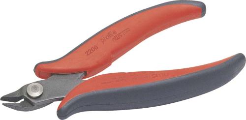 NWS 2200-128 Electronics side cutters with 21° angled precision cutting edges 