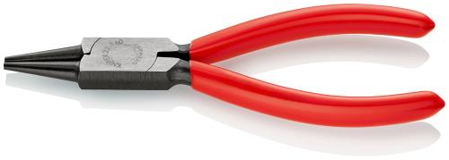 KNIPEX 22 01 140 SB Rundzange mit Kunststoff überzogen schwarz atramentiert 140 mm 