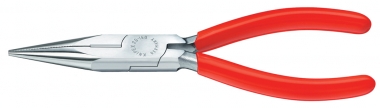 KNIPEX 25 03 125 Alicate de montaje (alicate de radio) recubiertos de plástico cromado 125 mm 