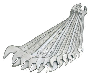 ELOFORT 2S 8M Double Open Ended Spanner Set DIN 3110, 8-pcs. 6-22 mm 