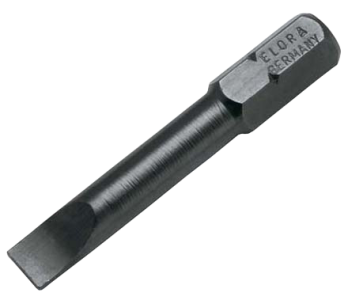 ELORA 3000-IS 0,5x 3 Screwdriver Bit 1/4", plain slot, ELORA-3000-IS 0,5x3 