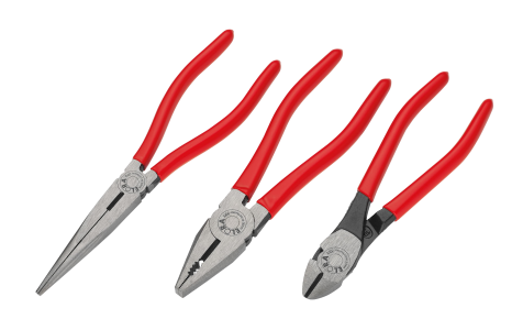 ELORA 304-S3 Mechanics Plier Assortment, 3 pcs. 