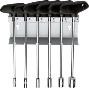 NWS 307S-1 Sechskant-Steckschlüssel-Satz mit Quergriff, 6tlg 