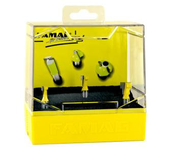 FAMAG 3154.903 T-slot cutter (slot cutter) set, 3 pieces 