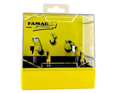 FAMAG 3154.904 T-slot cutter (slot cutter) set, 4 pieces 