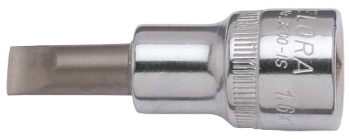 ELORA 3200-IS 1,2x8 Screwdriver Socket 1/2", plain slot, ELORA-3200-IS 1,2x8 