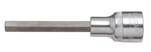 ELORA 3210-INL 7x100 Screwdriver Socket 1/2" long, inside hexagon 
