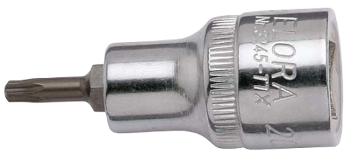 ELORA 3245-TTX 27 Screwdriver Socket 1/2", TORX® with bore hole 