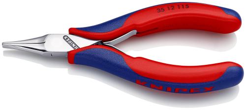 KNIPEX 35 12 115 SB Elektronik-Greifzange mit Mehrkomponenten-Hüllen 115 mm 
