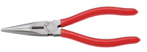 ELORA 370-200 Flachrundzange mit Schneide, gerade Form 