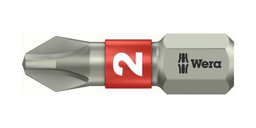 Wera 05071012001 3851/1 TS bits, stainless, PH 3 x 25 mm 