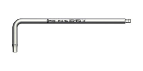 Wera 05022710001 3950 PKL L-key, Imperial, stainless, 3/32" x 112 mm 