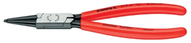 KNIPEX 44 11 J3 Sicherungsringzange für Innenringe in Bohrungen mit Kunststoff überzogen schwarz atramentiert 225 mm 
