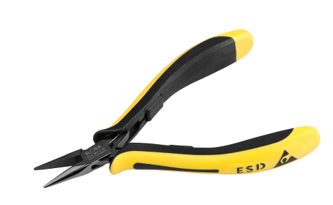 ELORA 4660-OH E 2K Elektronik Spitzzange ESD mit glatter Greiffläche 