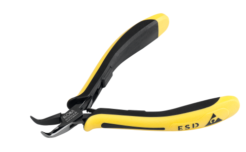 ELORA 4670-OH E 2K Elektronik Spitzzange ESD mit glatter Greiffläche 