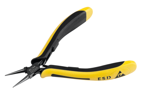 ELORA 4720-OH E 2K Elektronik Rundzange ESD mit glatter Greiffläche 